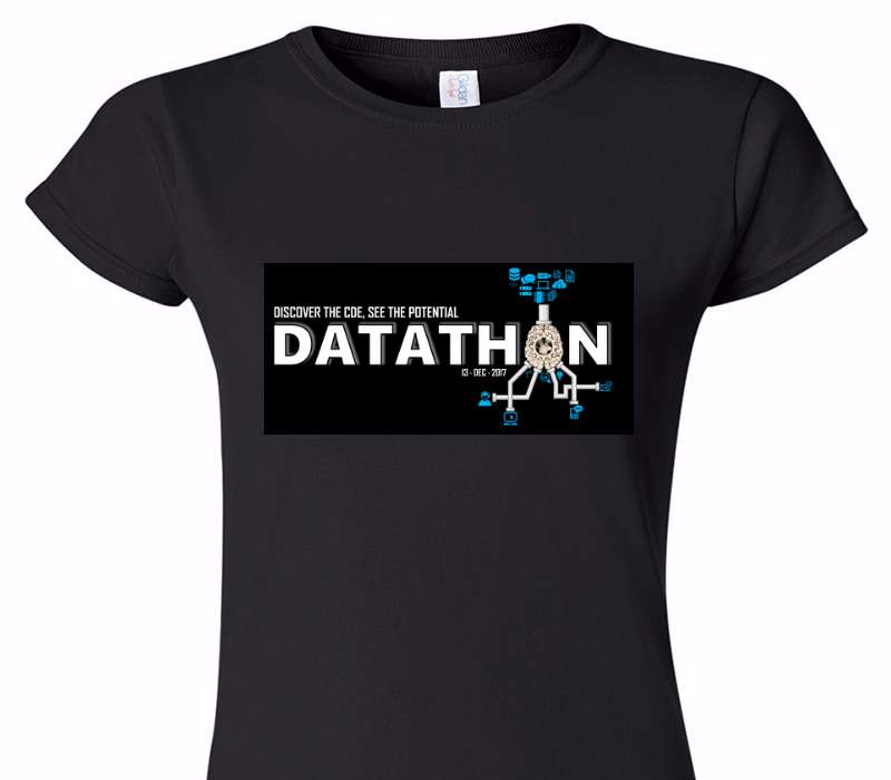 Custom Womens Soft Style 100% Cotton Black T-Shirt