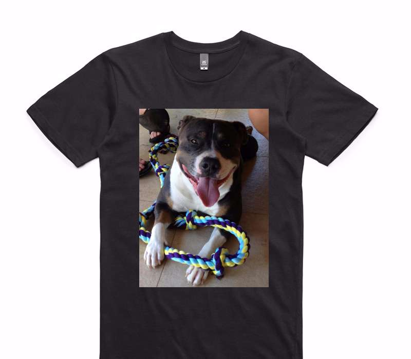 Custom AS Colour 100% Cotton Black T-Shirt