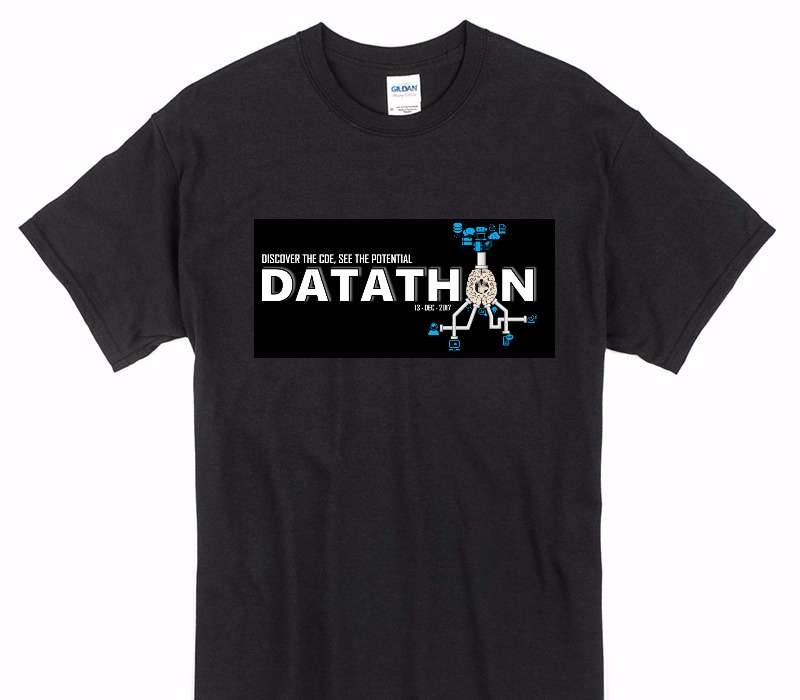 Custom Gildan 100% Cotton Black T-Shirt