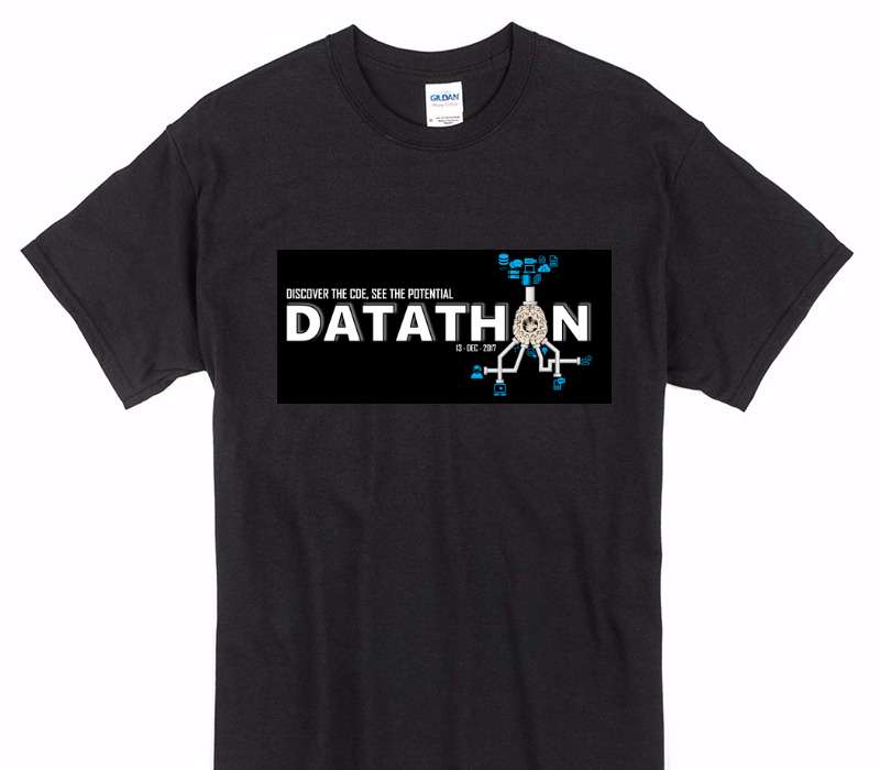 Custom Gildan 100% Cotton Black T-Shirt