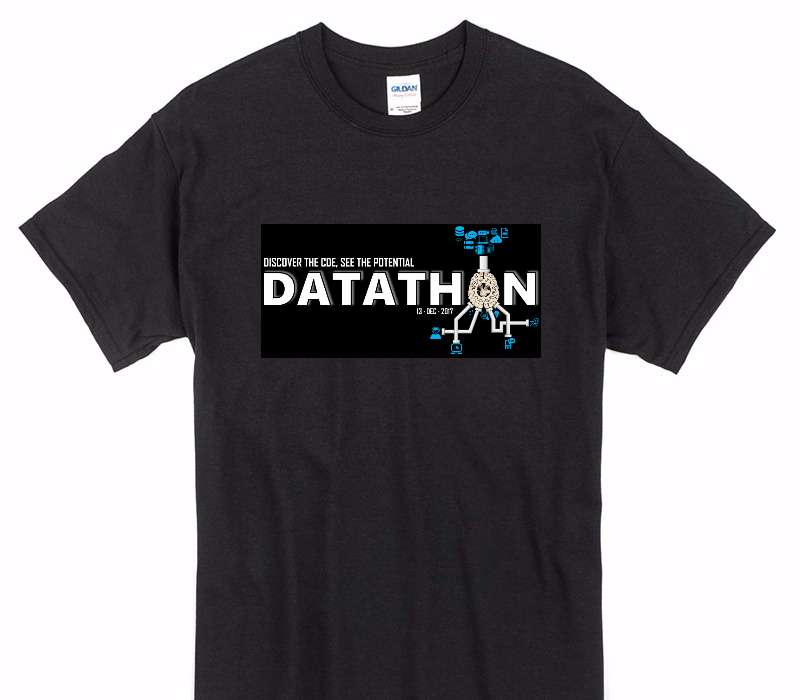 Custom Gildan 100% Cotton Black T-Shirt