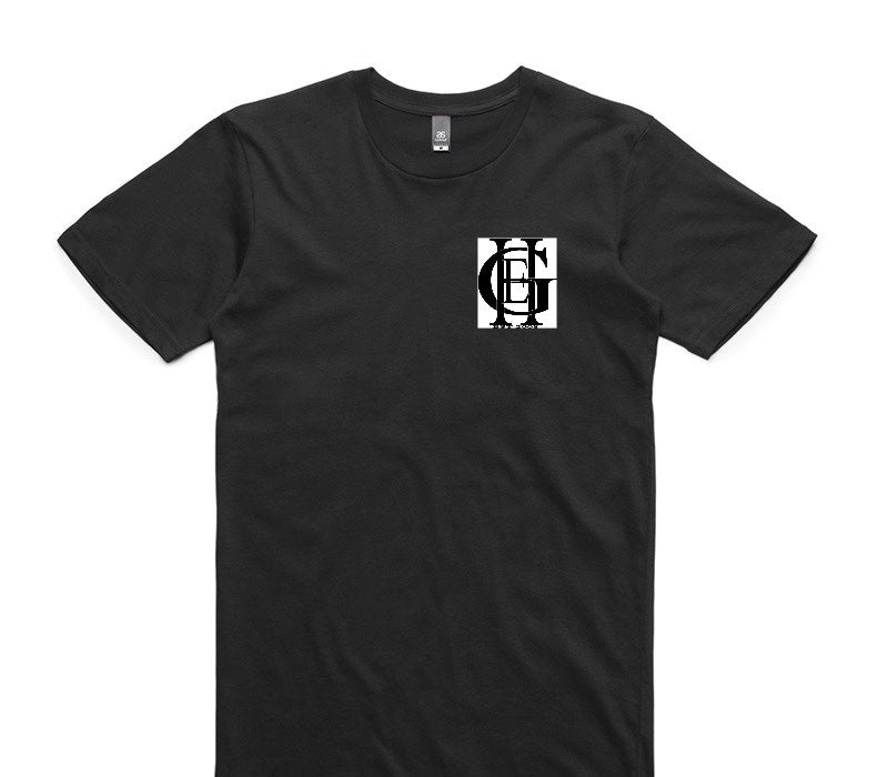 Custom AS Colour 100% Cotton Black T-Shirt