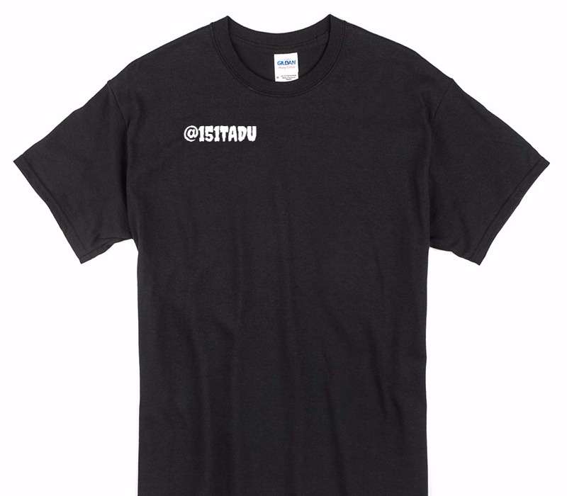 Custom Gildan 100% Cotton Black T-Shirt