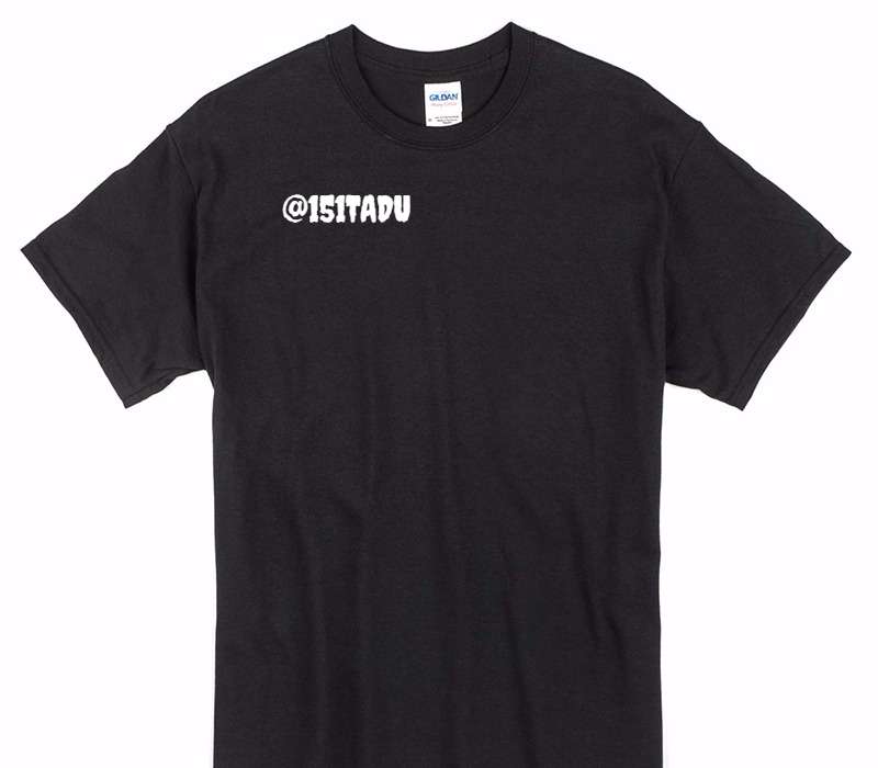 Custom Gildan 100% Cotton Black T-Shirt