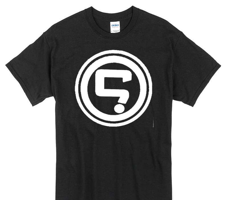 Custom Gildan 100% Cotton Black T-Shirt