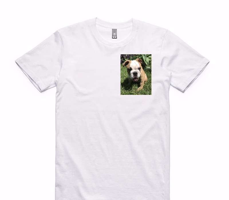 Custom AS Colour 100% Cotton White T-Shirt