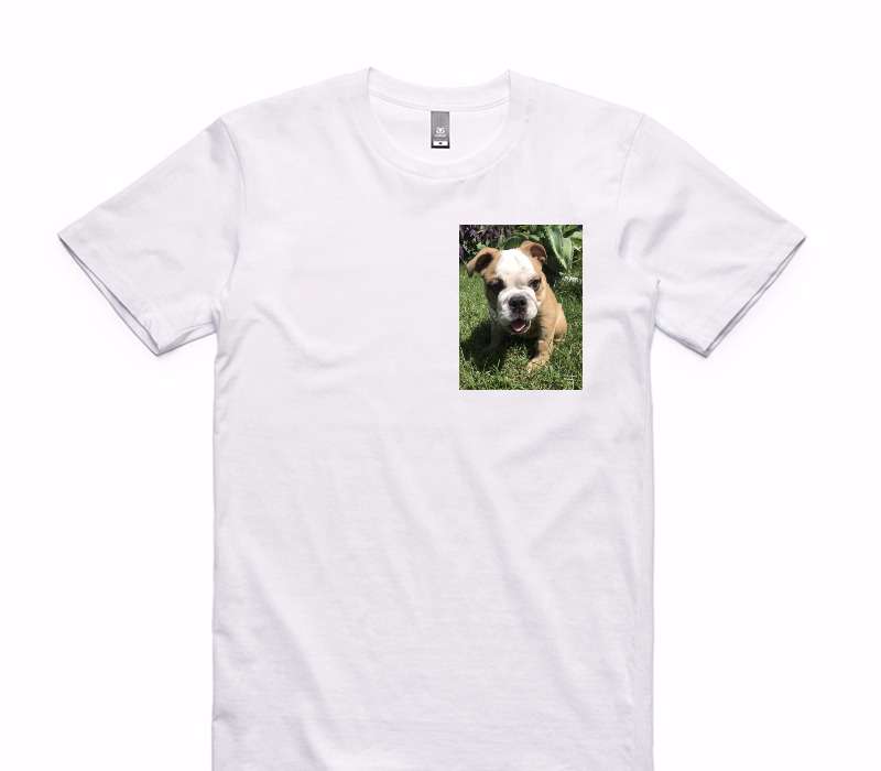 Custom AS Colour 100% Cotton White T-Shirt