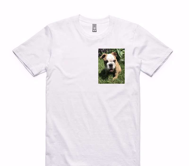Custom AS Colour 100% Cotton White T-Shirt