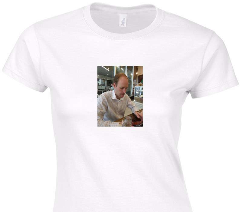 Custom Womens Soft Style 100% Cotton White T-Shirt