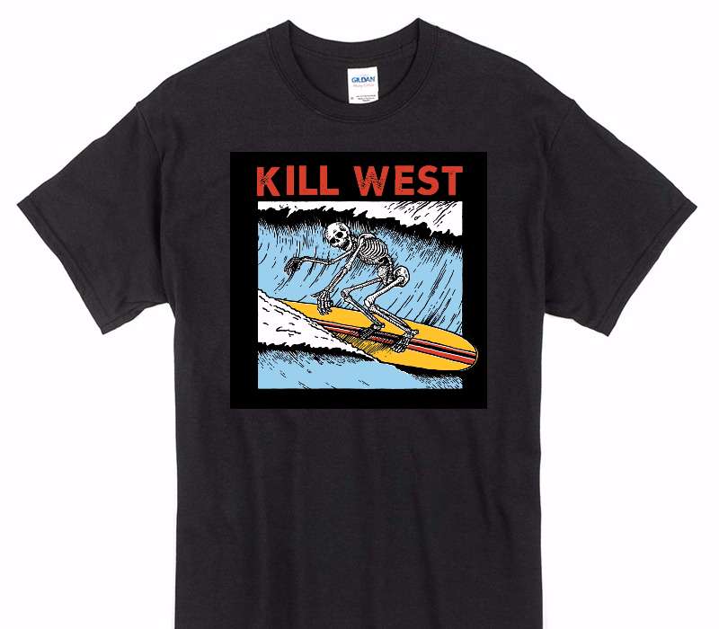 Custom Gildan 100% Cotton Black T-Shirt