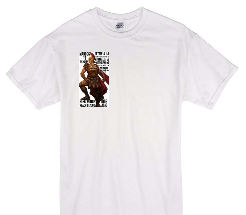 Custom Gildan 100% Cotton White T-Shirt
