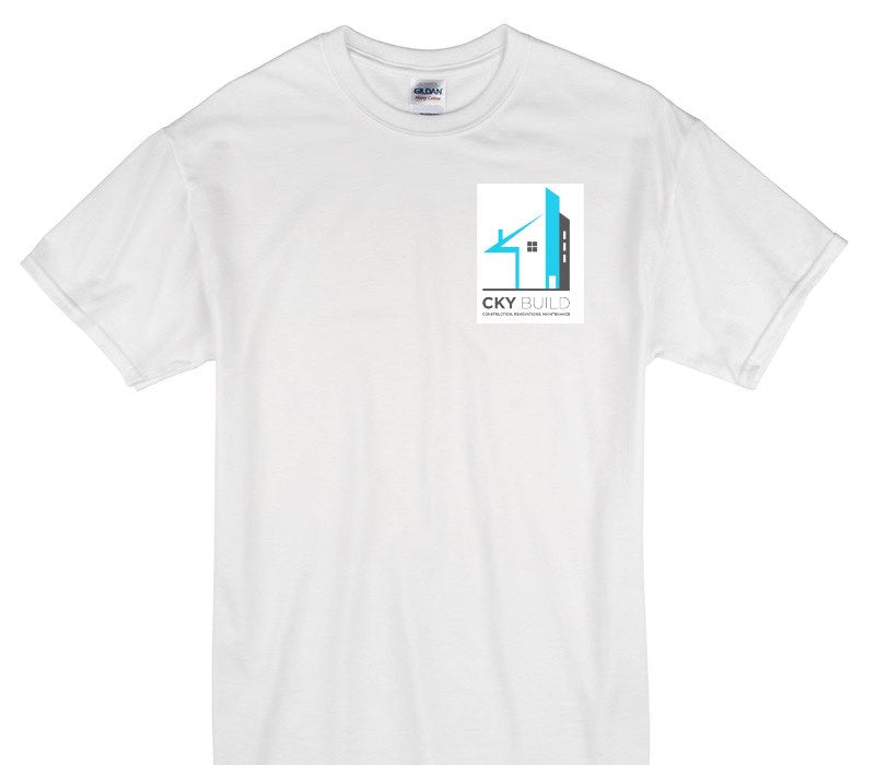 Custom Gildan 100% Cotton White T-Shirt