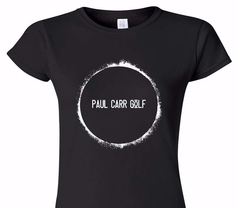 Custom Womens Soft Style 100% Cotton Black T-Shirt