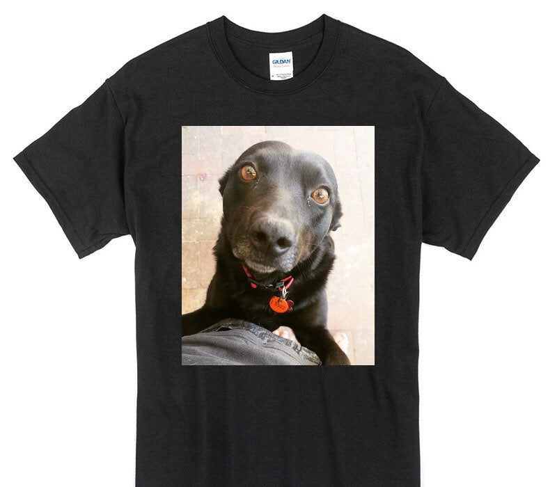 Custom Gildan 100% Cotton Black T-Shirt