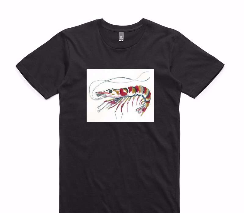 Custom AS Colour 100% Cotton Black T-Shirt