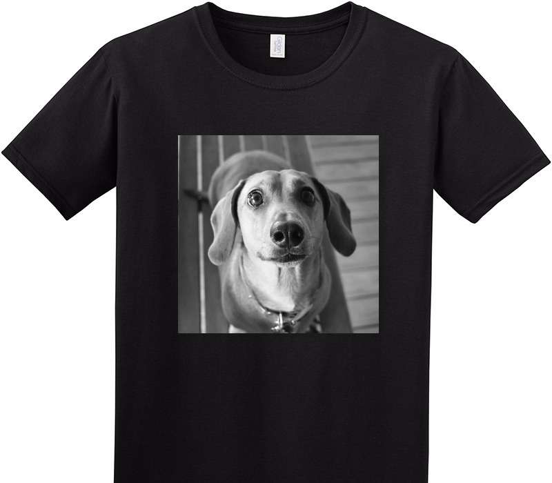Custom Adult Soft Style 100% Cotton Black T-Shirt