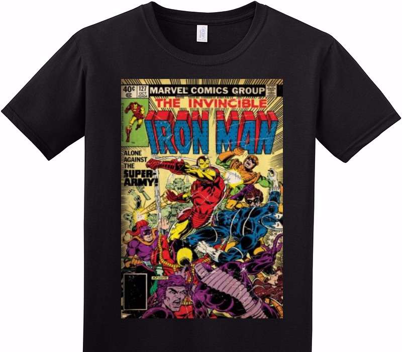 Custom Adult Soft Style 100% Cotton Black T-Shirt
