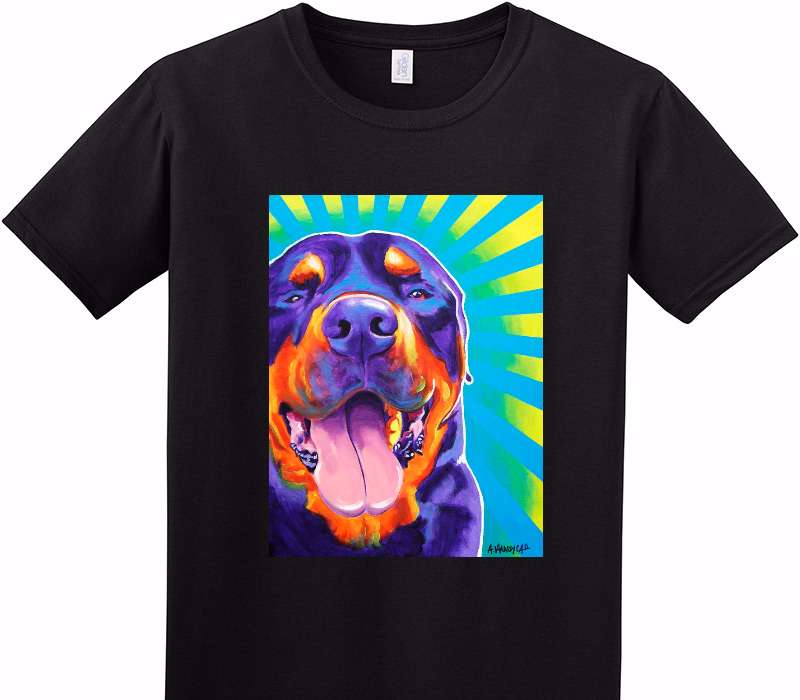 Custom Adult Soft Style 100% Cotton Black T-Shirt