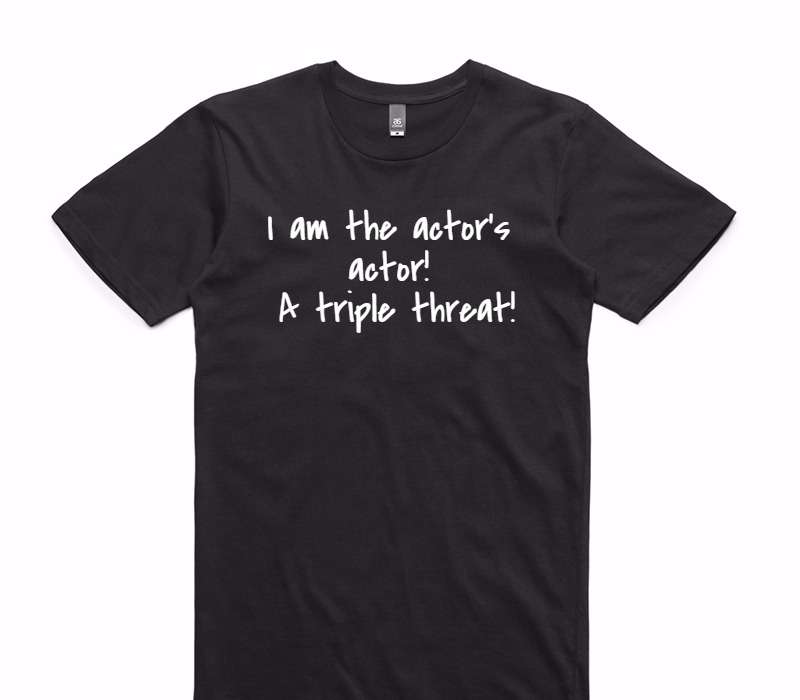 Custom AS Colour 100% Cotton Black T-Shirt