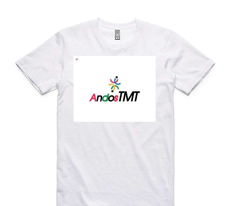 Custom AS Colour 100% Cotton White T-Shirt