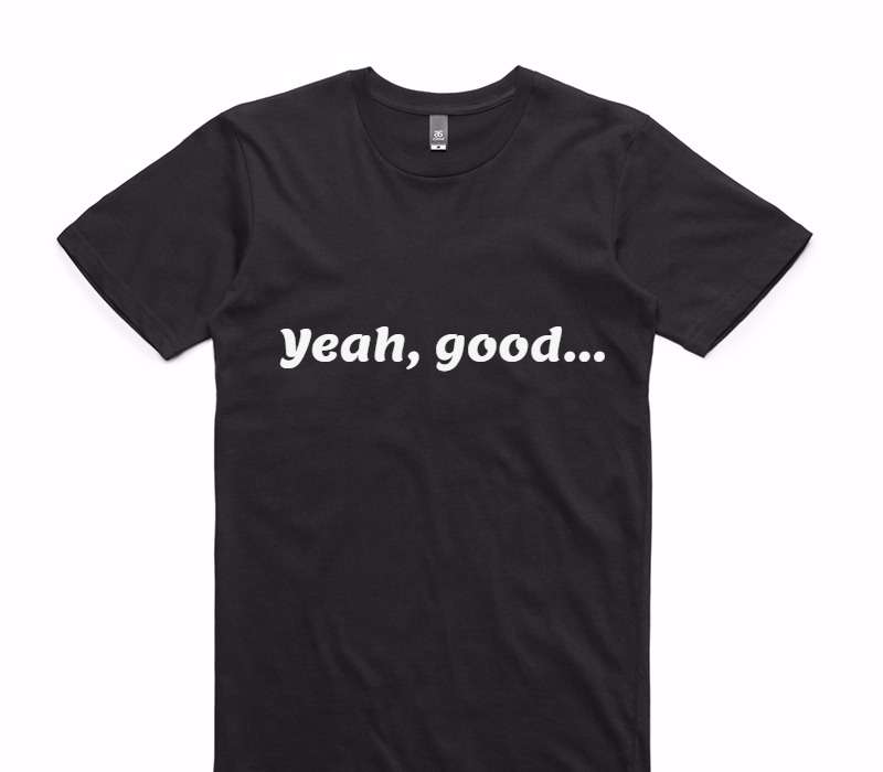 Custom AS Colour 100% Cotton Black T-Shirt