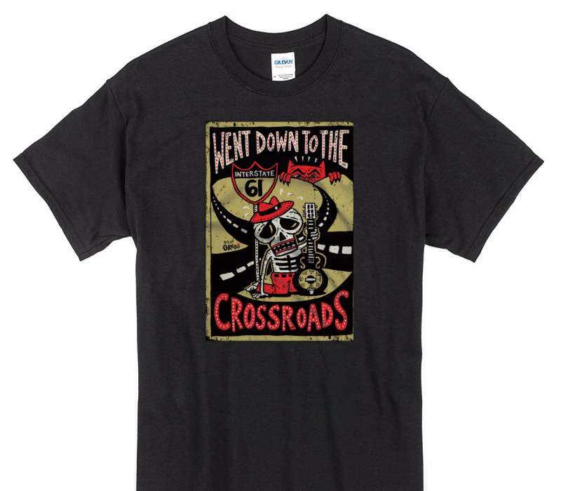 Custom Gildan 100% Cotton Black T-Shirt
