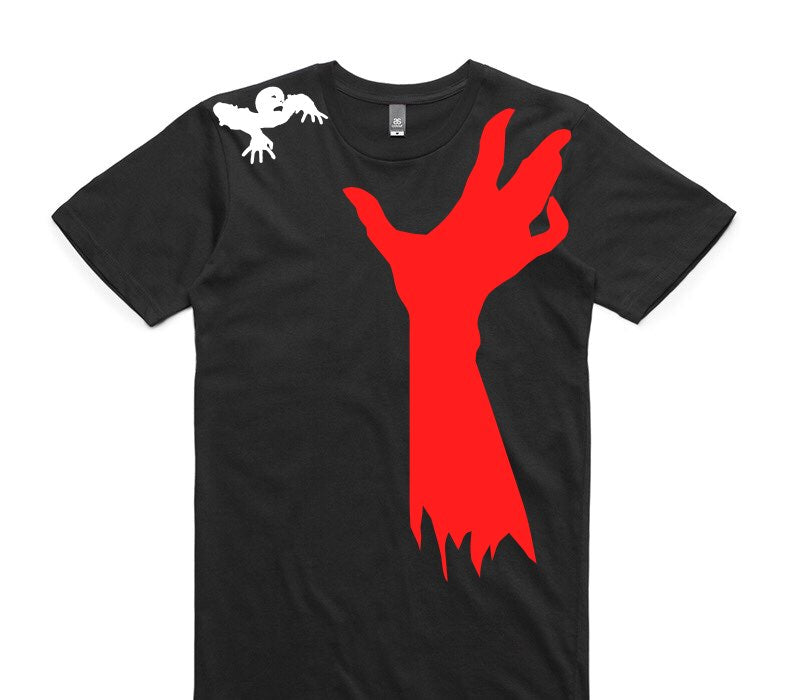 Custom AS Colour 100% Cotton Black T-Shirt
