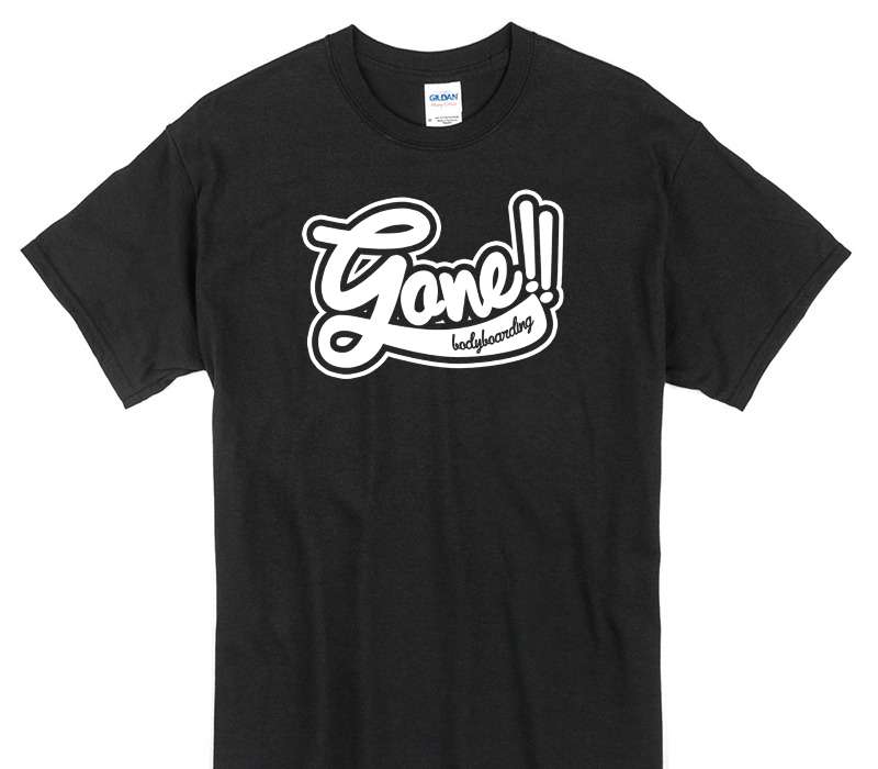 Custom Gildan 100% Cotton Black T-Shirt