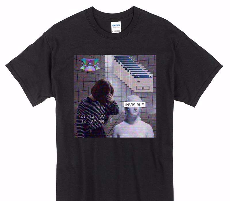 Custom Gildan 100% Cotton Black T-Shirt