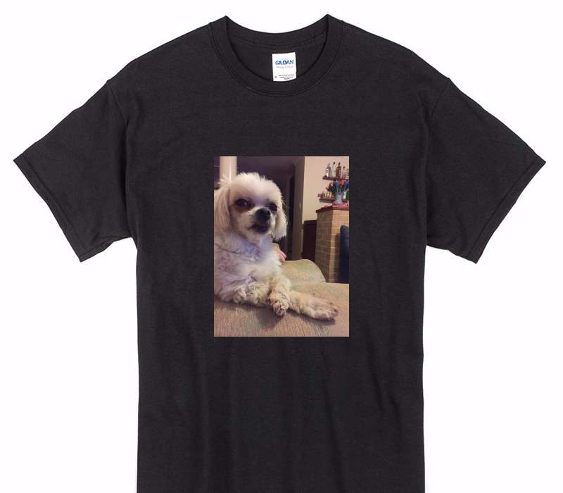 Custom Gildan 100% Cotton Black T-Shirt