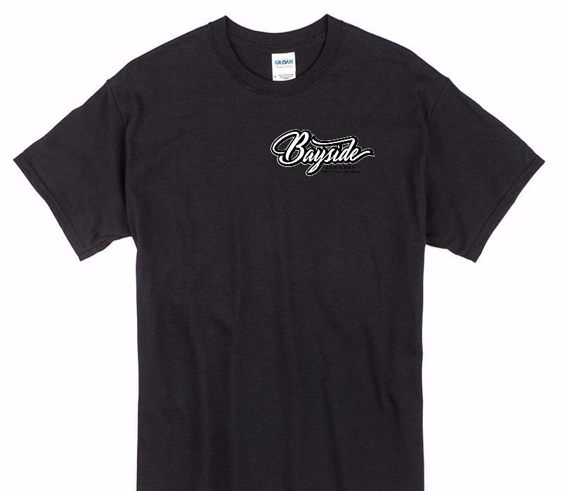 Custom Gildan 100% Cotton Black T-Shirt