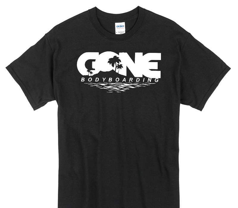 Custom Gildan 100% Cotton Black T-Shirt