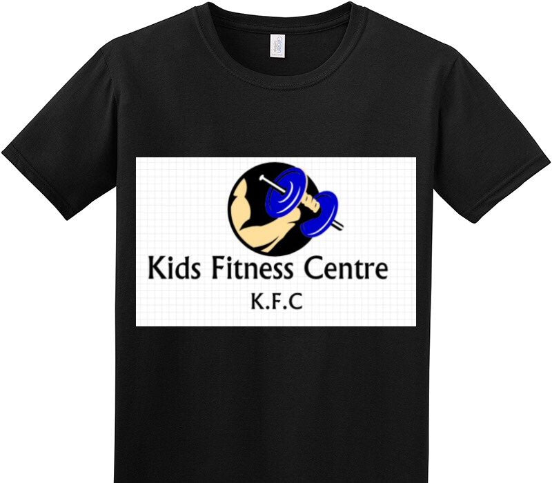 Custom Adult Soft Style 100% Cotton Black T-Shirt