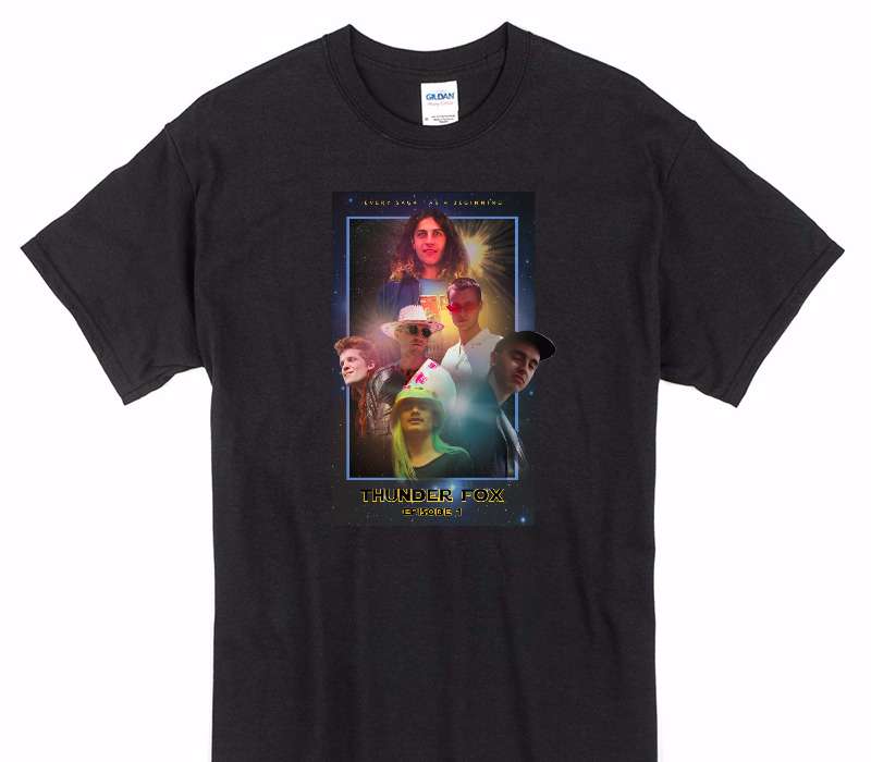 Custom Gildan 100% Cotton Black T-Shirt