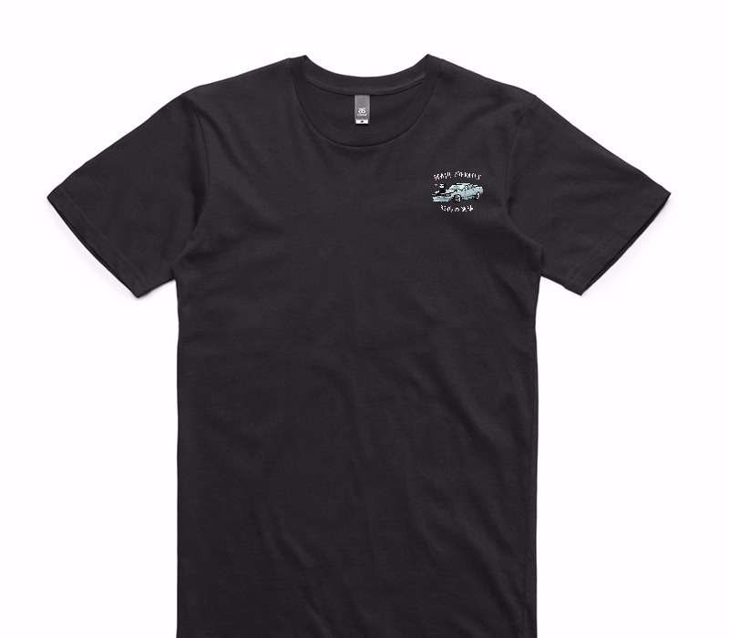 Custom AS Colour 100% Cotton Black T-Shirt