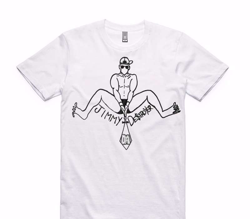 Custom AS Colour 100% Cotton White T-Shirt