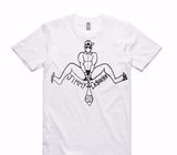 Custom AS Colour 100% Cotton White T-Shirt