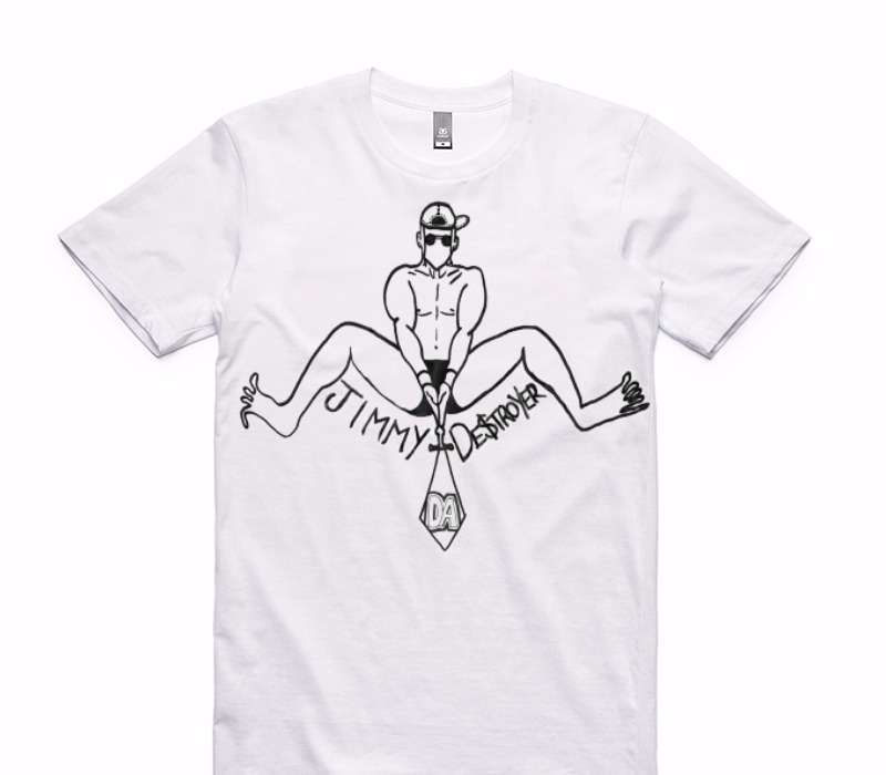 Custom AS Colour 100% Cotton White T-Shirt