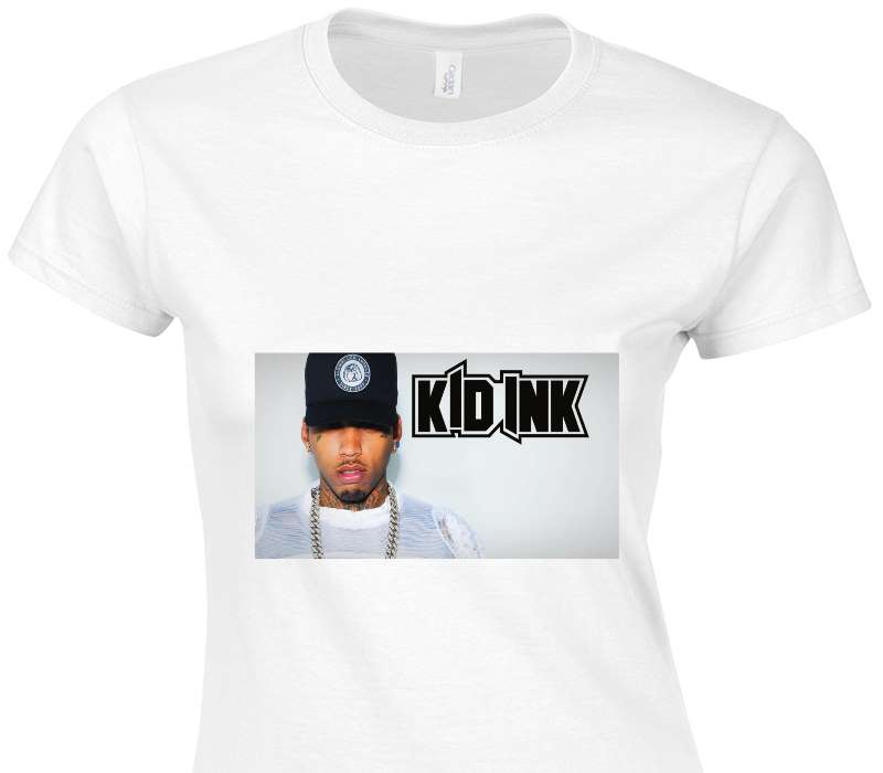 Custom Womens Soft Style 100% Cotton White T-Shirt