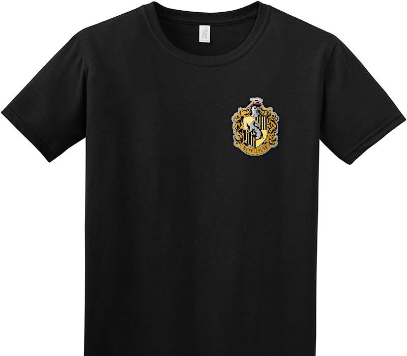 Custom Adult Soft Style 100% Cotton Black T-Shirt