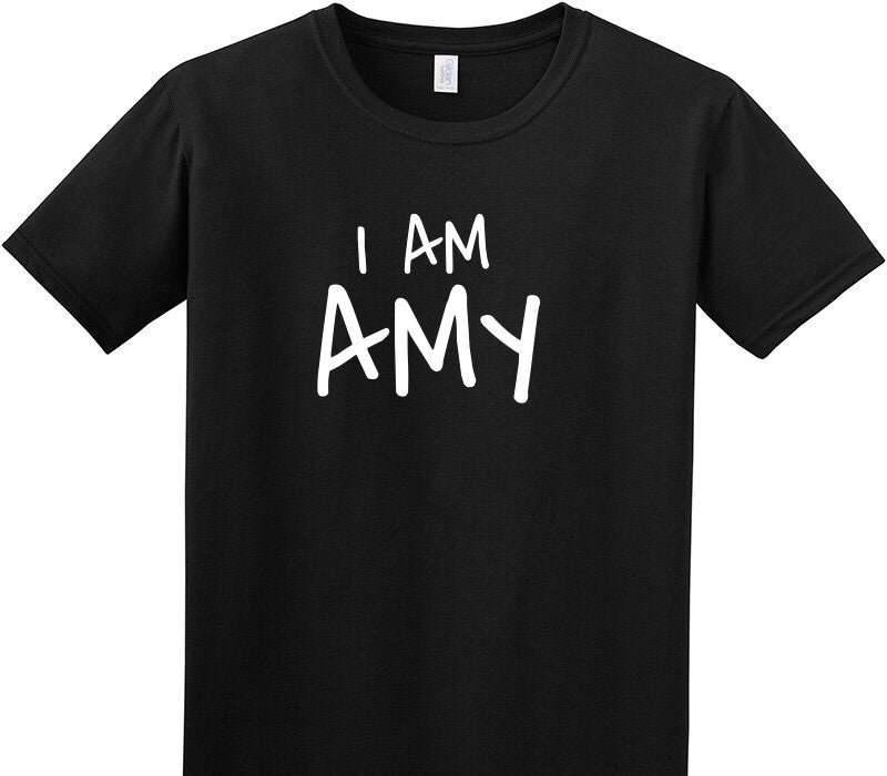 Custom Adult Soft Style 100% Cotton Black T-Shirt