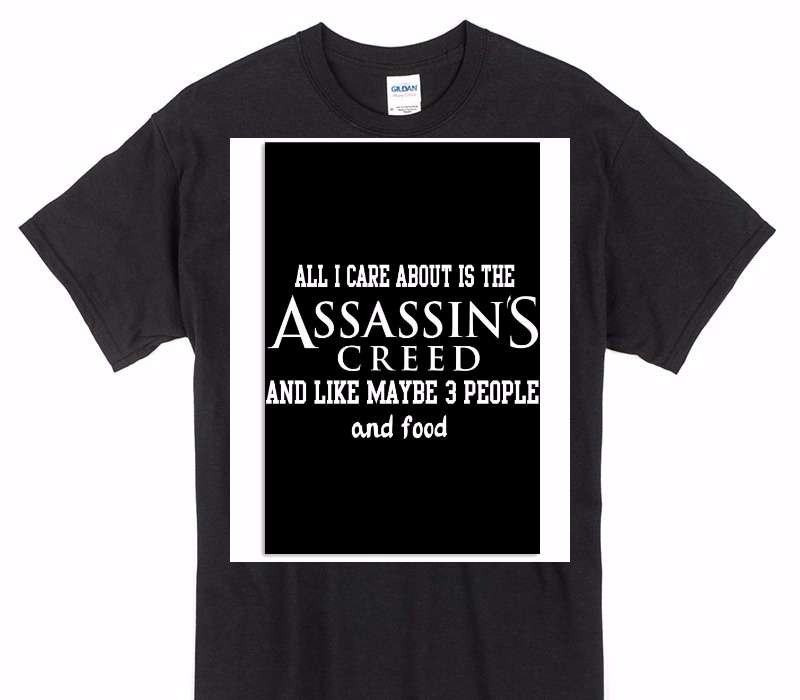 Custom Gildan 100% Cotton Black T-Shirt