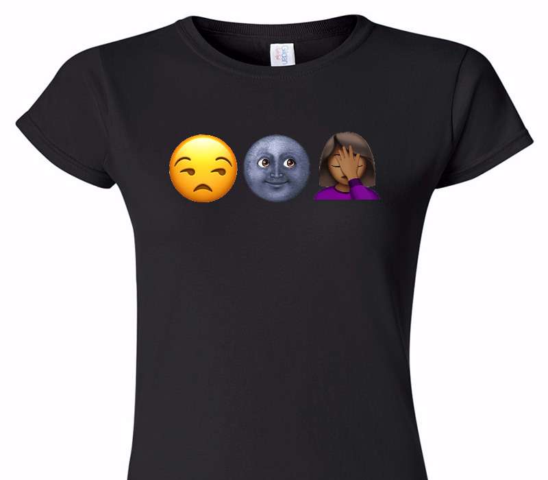 Custom Womens Soft Style 100% Cotton Black T-Shirt