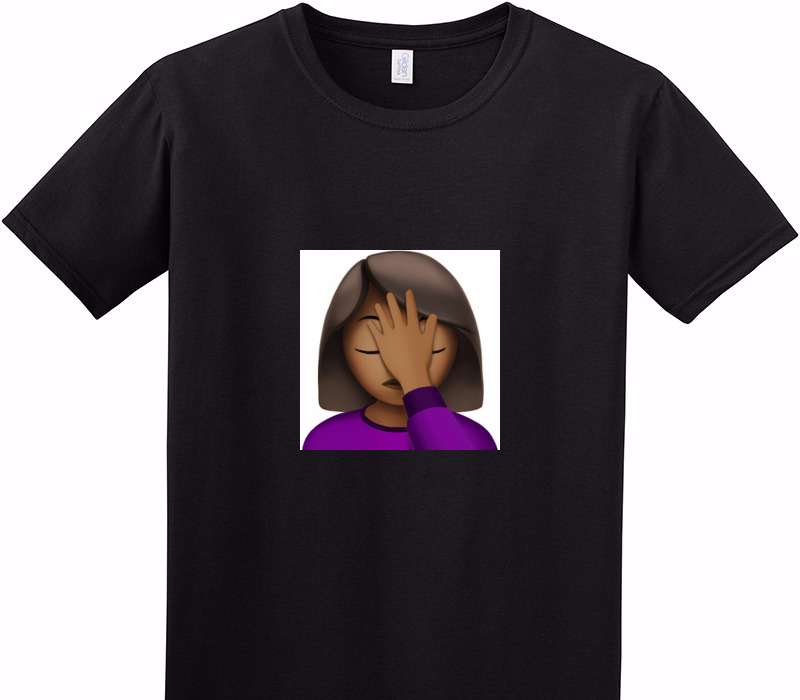 Custom Adult Soft Style 100% Cotton Black T-Shirt