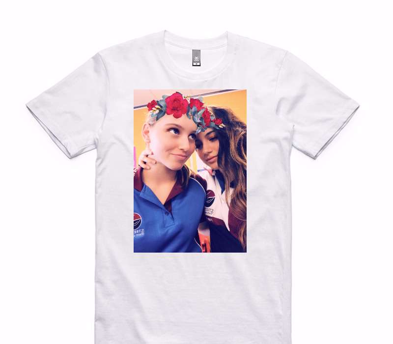 Custom AS Colour 100% Cotton White T-Shirt