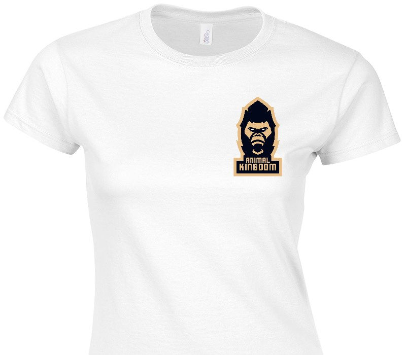 Custom Womens Soft Style 100% Cotton White T-Shirt