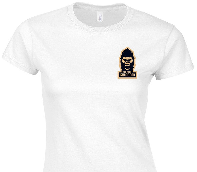 Custom Womens Soft Style 100% Cotton White T-Shirt