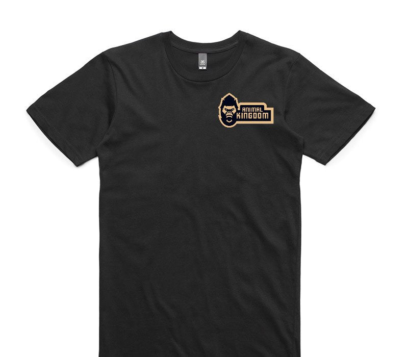Custom AS Colour 100% Cotton Black T-Shirt