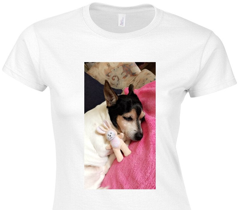 Custom Womens Soft Style 100% Cotton White T-Shirt
