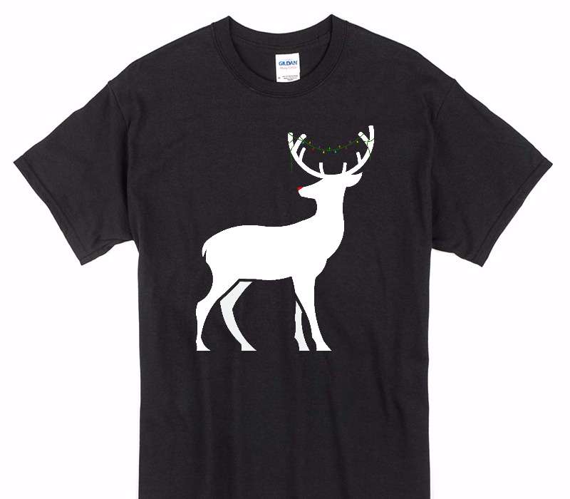 Custom Gildan 100% Cotton Black T-Shirt